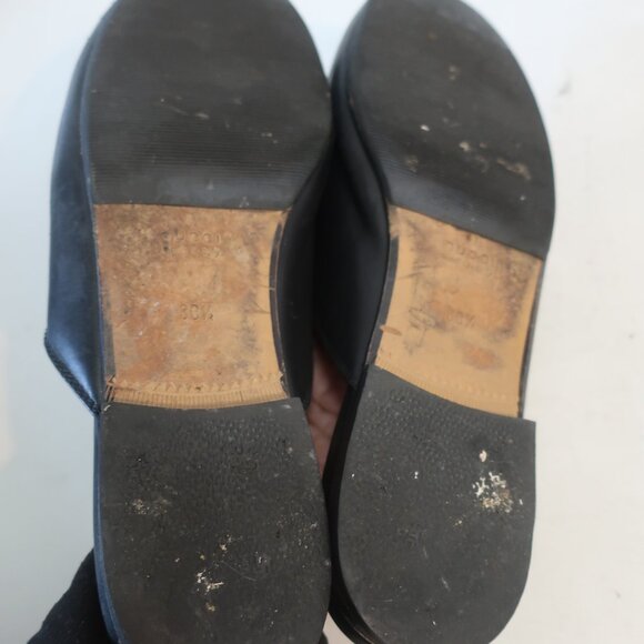 Authentic Gucci Princetown Black Leather Horsebit Slip-On Slide Mule 38.5 US/8.5 - Picture 9 of 16